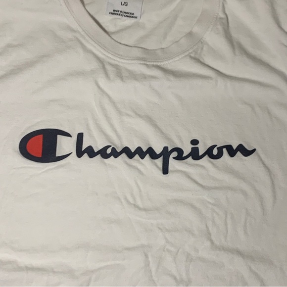 3/$35 champion white t-shirt - Picture 3 of 5